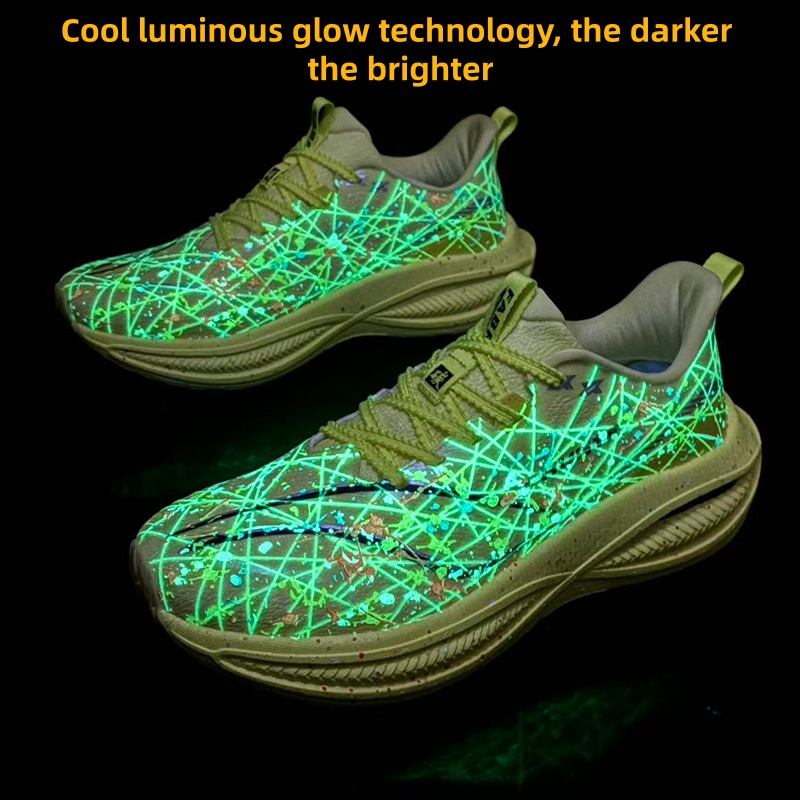 New men's running shoes lumino - Reflective Night Running Shoes 评论和价格