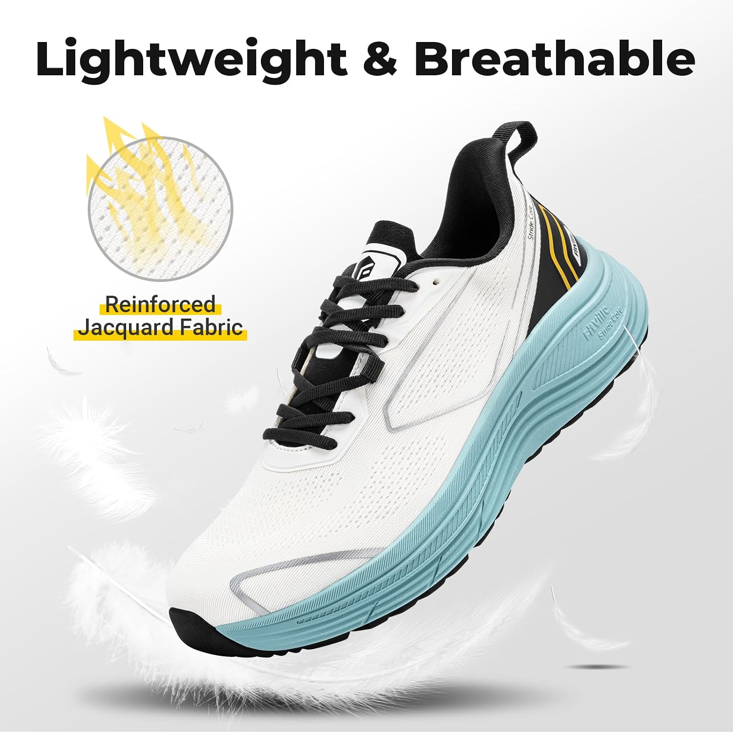 FitVille Men's Wide Fit Road R - Lightweight Road Running Shoes 评论和价格