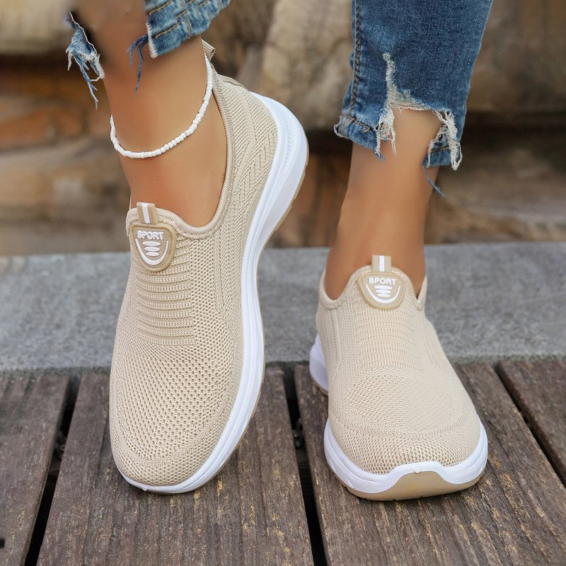 Women's Casual Slip-On Athleti - Breathable Mesh Athletic Shoes 评论和价格